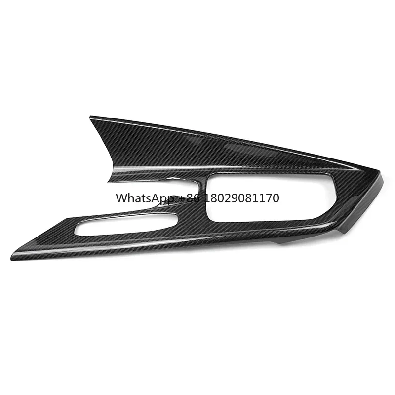 Carbon Fiber Dry Center Console Panel trim frame Car Interior Accsori Decoration For Chevrolet Corvette C8 2020-2023