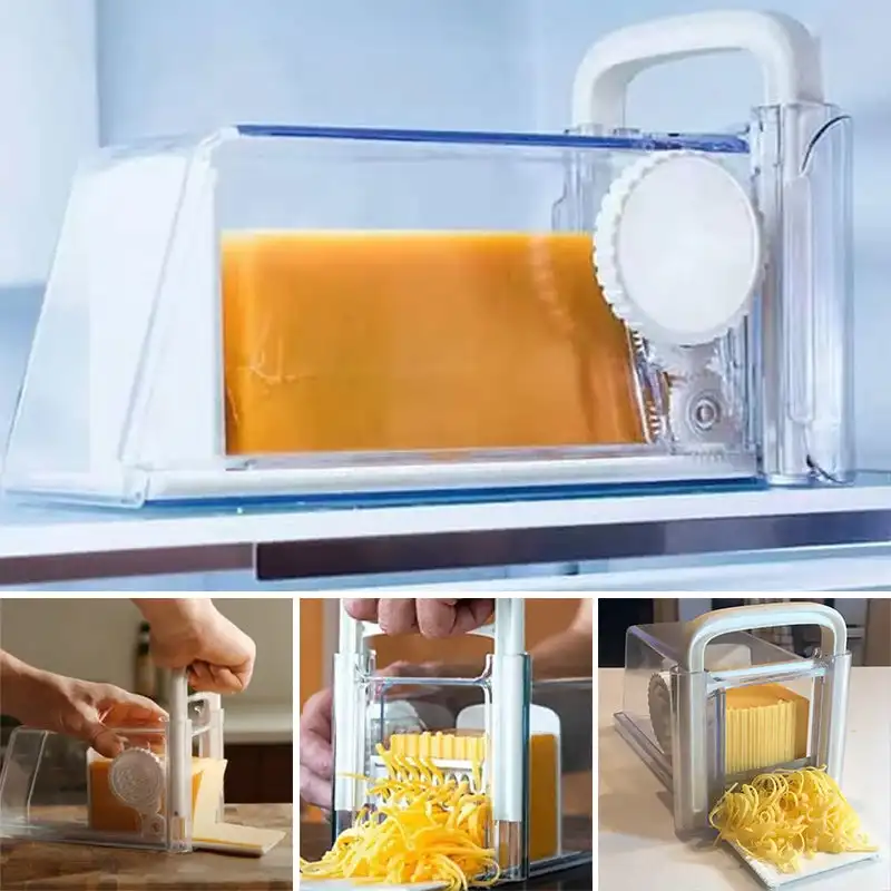 4 in 1 Cheese Cutter Cheese Slicer Kitchen Butter Slicer Cheese Graters Cheese Storage Box Cheese Cutting Tools