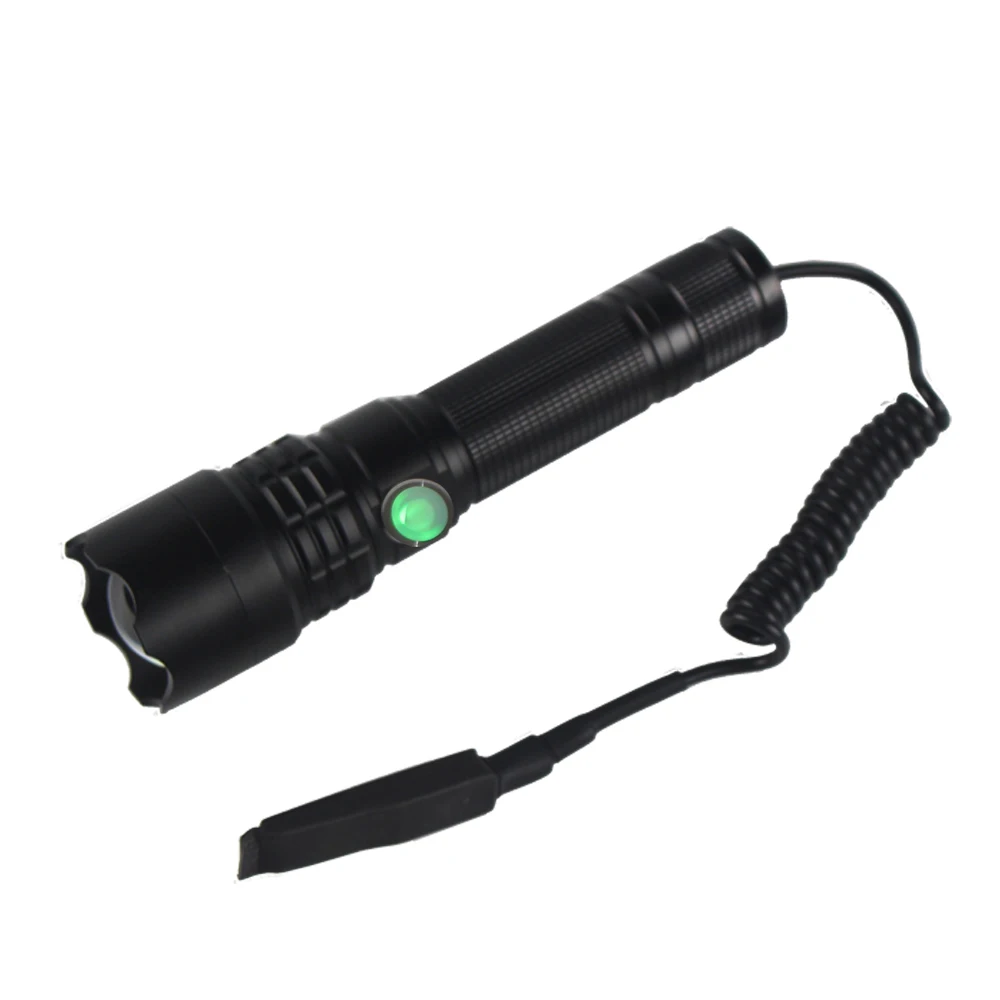 IR 850nm/940nm Tactical Infrared Radiation Zoomable LED Flashlight Type-c USB charging Focus Night Vision Hunting Torch