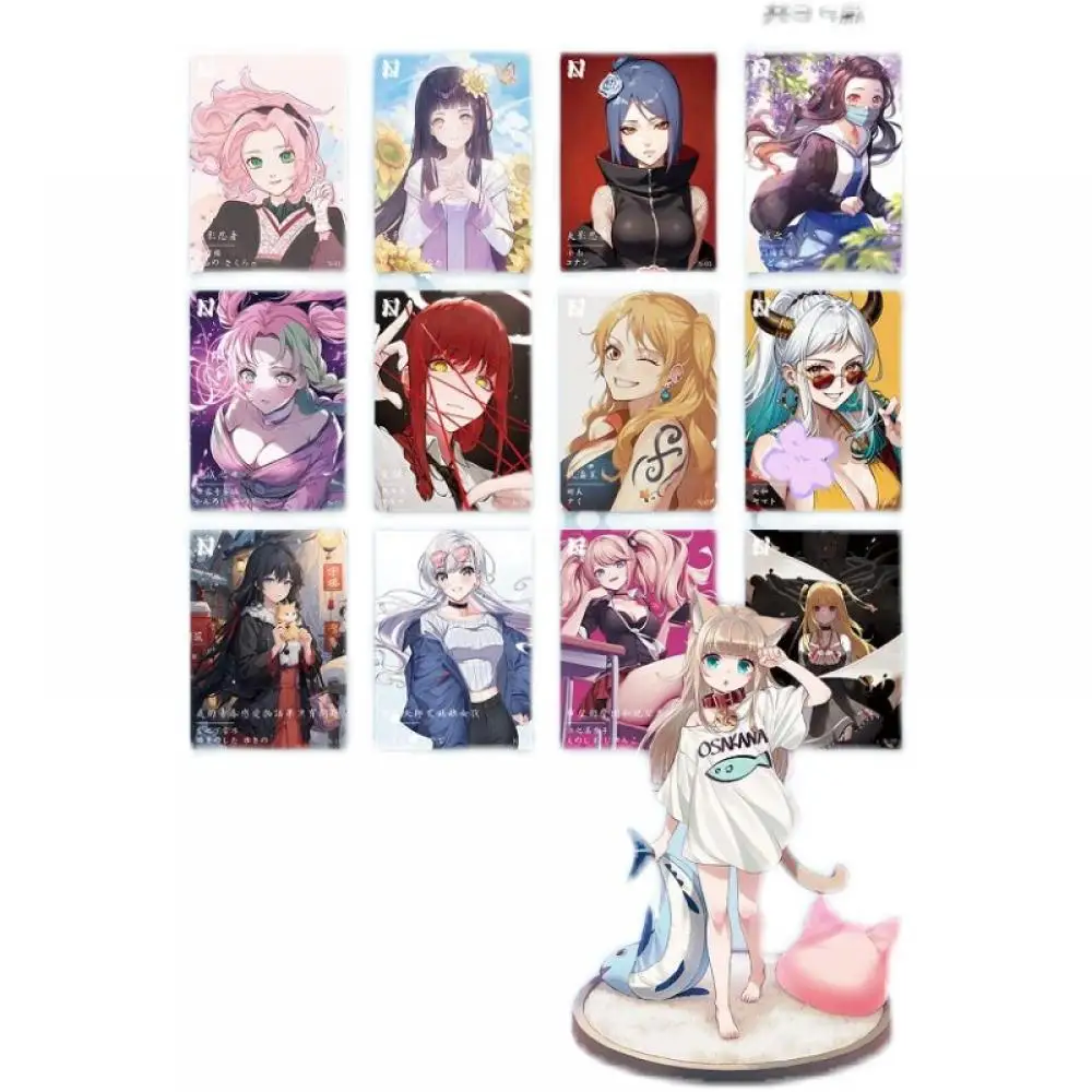 Anime Goddess Story Kanroji Mitsuri Yamato Makima Uta Gokou Ruri Rem Haruno Sakura collection card Christmas birthday gift