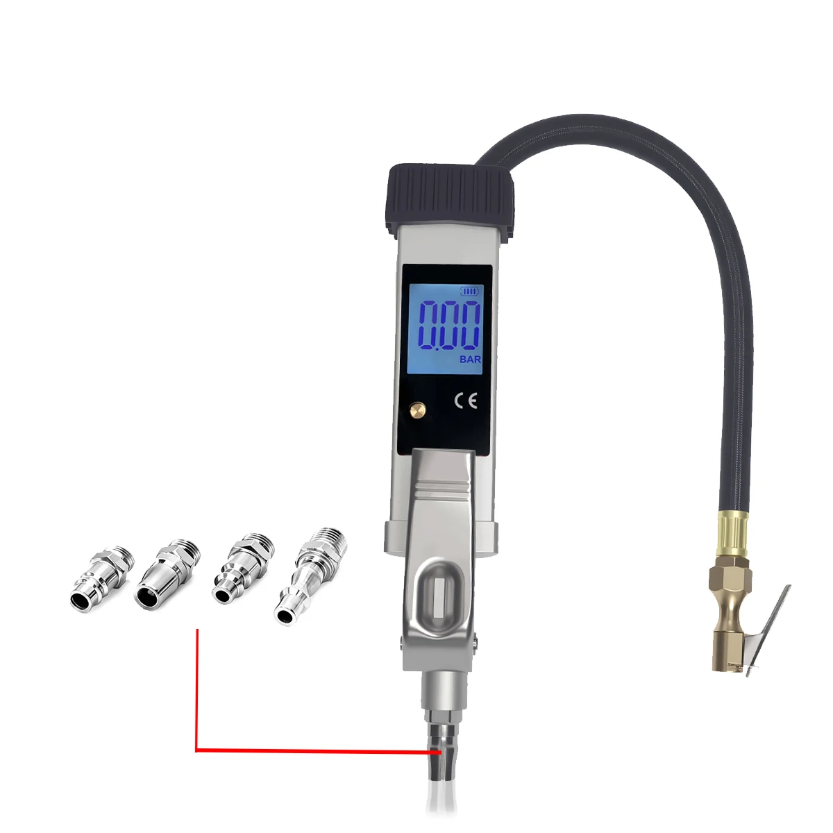 

High Quality Digital LCD Tire Pressure Gauge Air Preschar Choking Digital Miter Tyre Gauge for Car Inflator Tool