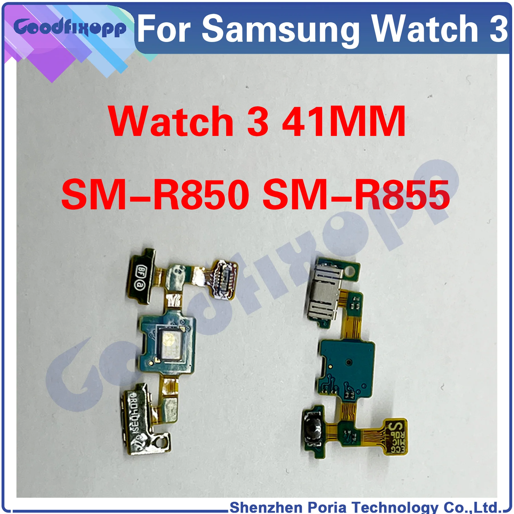 

For Samsung Galaxy Watch3 41MM R850 R855 Watch 3 Power Return Back Flex Watch Main Board Power Key Switch Flex Flat Cable