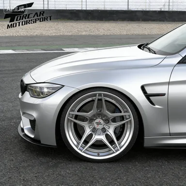 

Кованые диски Forcar 18-20 дюймов T6061 5x112, глянцевые черные, легкие, класса люкс, совместимые с моделями GLE GLC