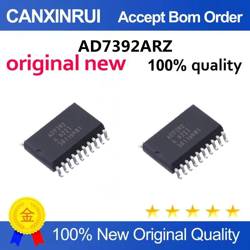 New AD7392AR AD7392ARZ AD7392A AD7392 SOP20 package digital-to-anamo conversion chip