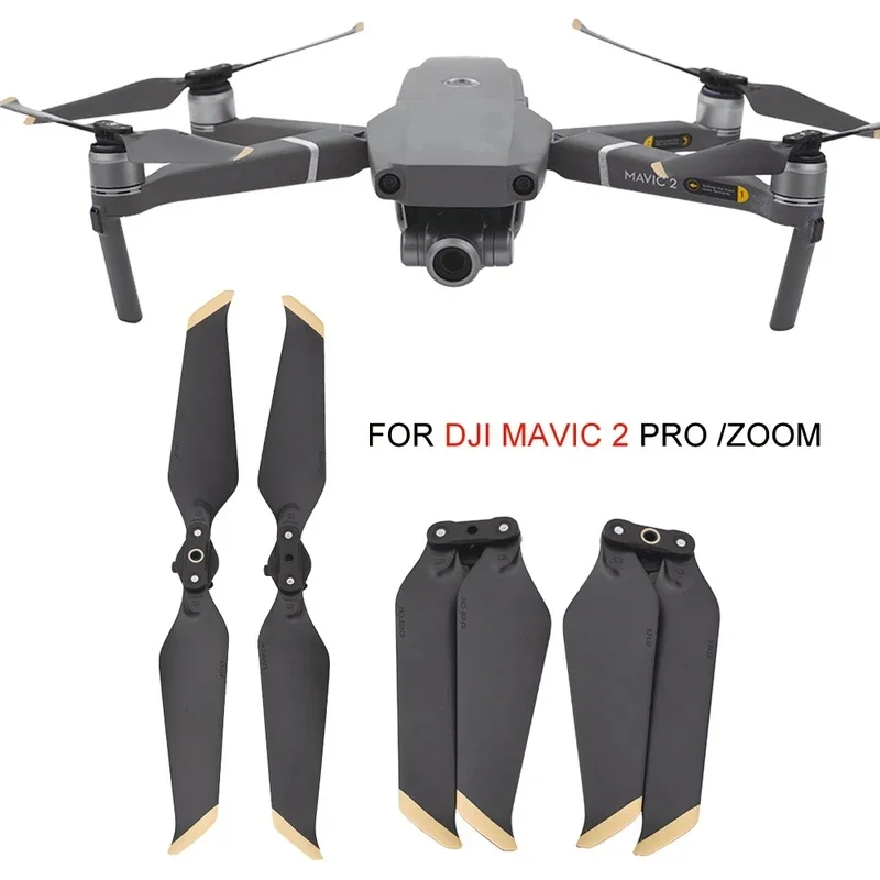 BDRC 1 Pairs 8743F Low-Noise Propeller Quick-Release Folding Propellers Blades For DJI Mavic 2 Pro/Zoom Drone
