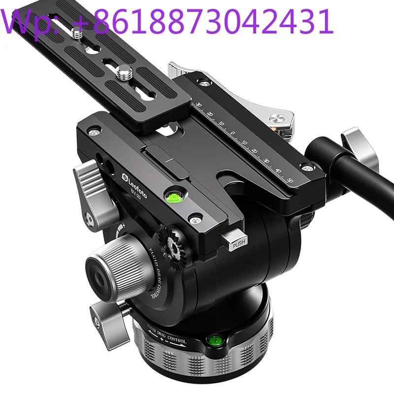 Leofoto BV-20 High-end Hydraulic Damping Gimbal DSLR and Mirrorless Camera Tripod Is Stable