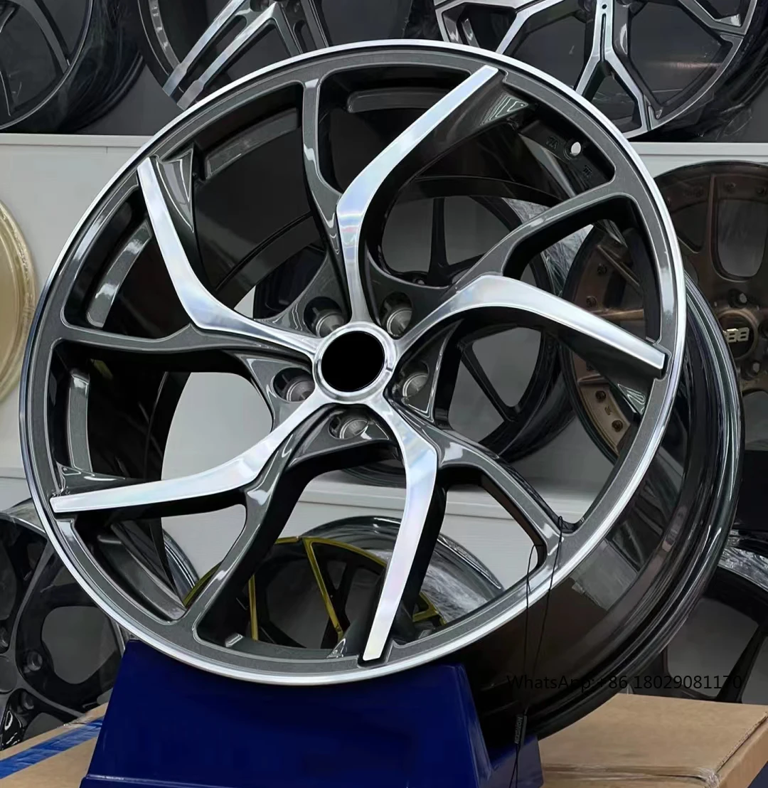 

Private customization 17 18 19 20 21 22 23 24 Inch 5x120 5x112 5x114.3 5x130 Wheels Factory Price Forged Aluminum Alloy Rims