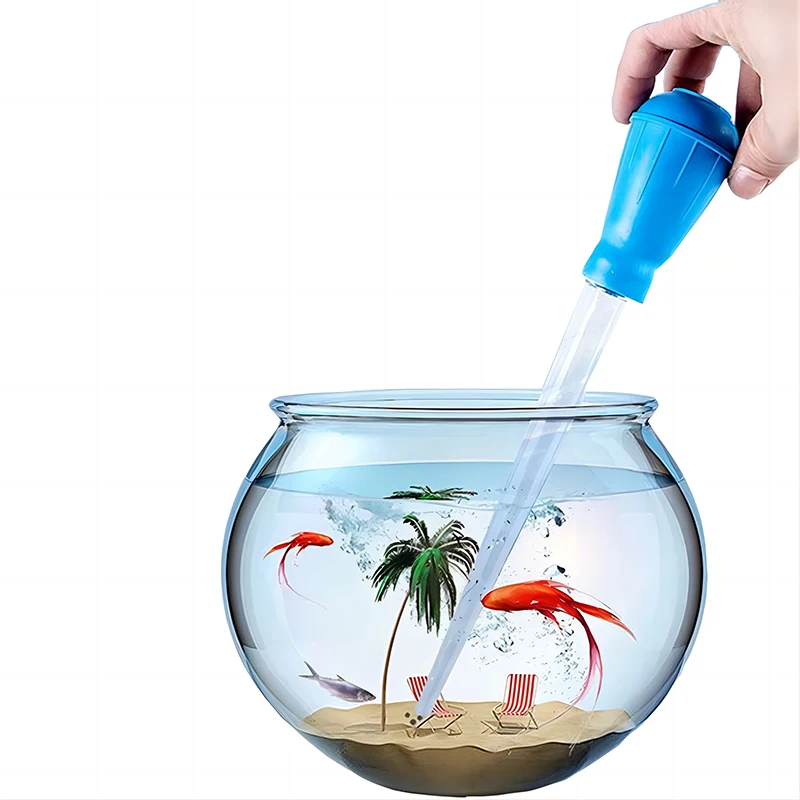 Tool for Aquarium Water Changer Lengthen Pipettes Aquarium Siphon Fish Tank Vacuum Cleaner Simple Cleaning