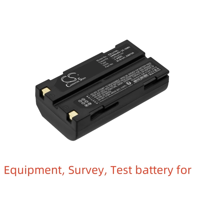 

Li-ion Equipment, Survey, Test battery for Spectralink,APS,Telxon,PENTAX,Symbol,Molicel,Hemisphere,HP,HUACE,Kyocera,7.4V,3400mAh