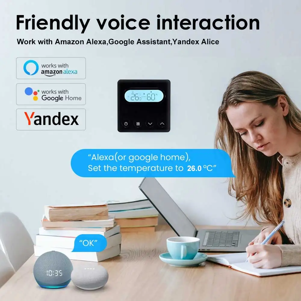 

Термостат с батареей 3 В для мониторинга влажности, сухой контакт и пассивное охлаждение, режим нагрева, интеллектуальное управление ZIGBEE