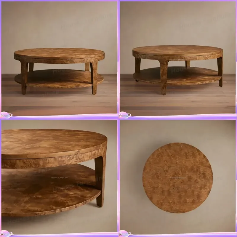 270 Natural Tree Burl Coffee Table Luxury Exotic Wood Center Table 2 Tier Weathered Cocktail Table Living Room Furniture RH