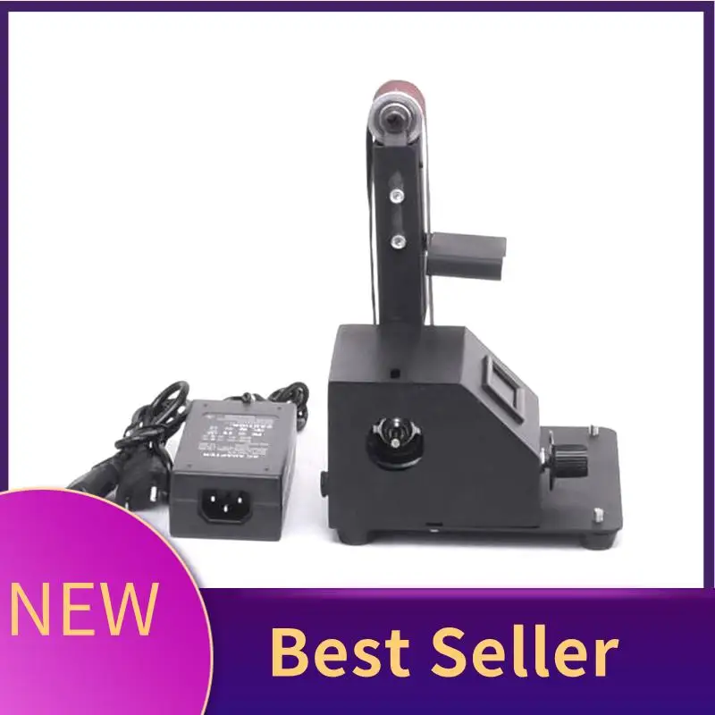 

Small Belt Machine Mini Electric Polishing Machine Sharpening Artifact Desktop Sandpaper Belt Grinding Machine Metal EU Plug
