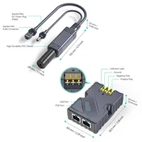 EDUP SK0089 Starlink Mini 150W POE and 100W Isolated Gigabit POE Splitter with DC and RJ45 Interface 1000Mbps for Portable Mini