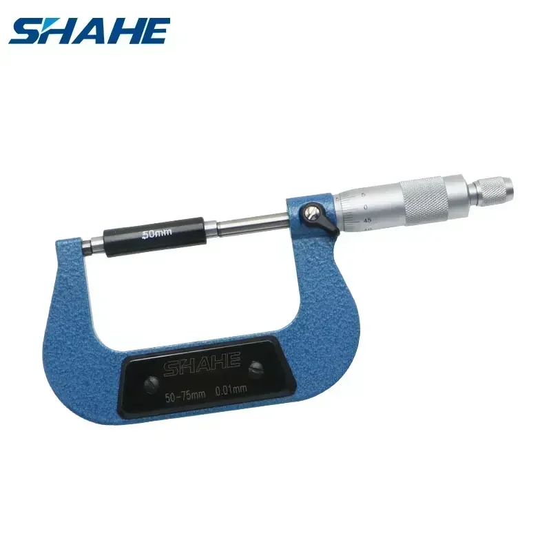 

SHAHE Micrometer 0.01mm Outside Micrometer Caliper Gauge Precision Machinist Tool