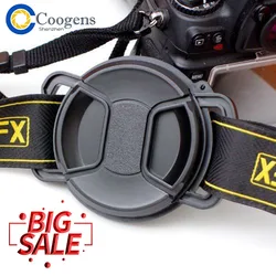 40.5mm 49mm 62mm 43mm 52mm 55mm 52mm 58mm 67mm 72mm 77mm 82mm Lens Cap Camera Buckle Holder Keeper Anti-lost for SLR Accessories