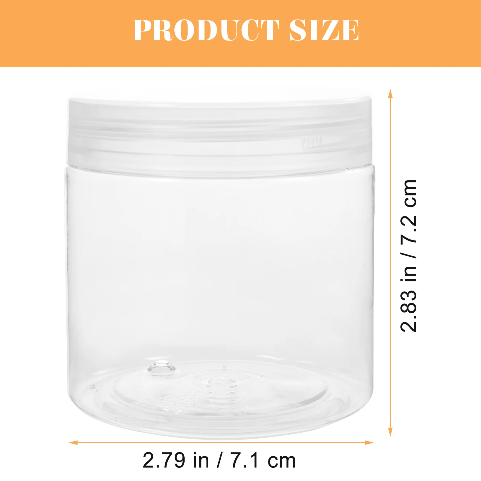 10Pcs Clear Pet Food Canisters Airtight Containers for Kitchen Storage Tea Coffee Nuts Grains Transparent Sealed Boxes