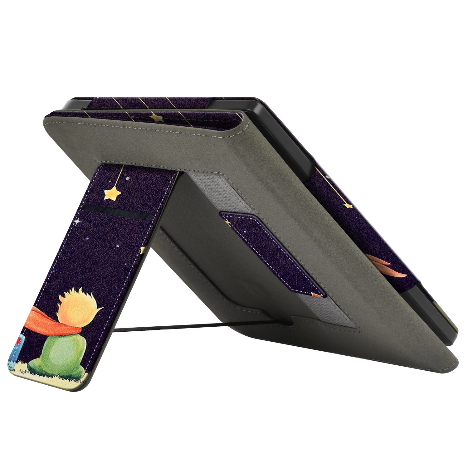 For KOBO Libra Colour/Libra 2/Libra H2O Case with Hand Strap Stand Card Slot 7 inch Leather Cover Ebook N428 N418 N873 Funda