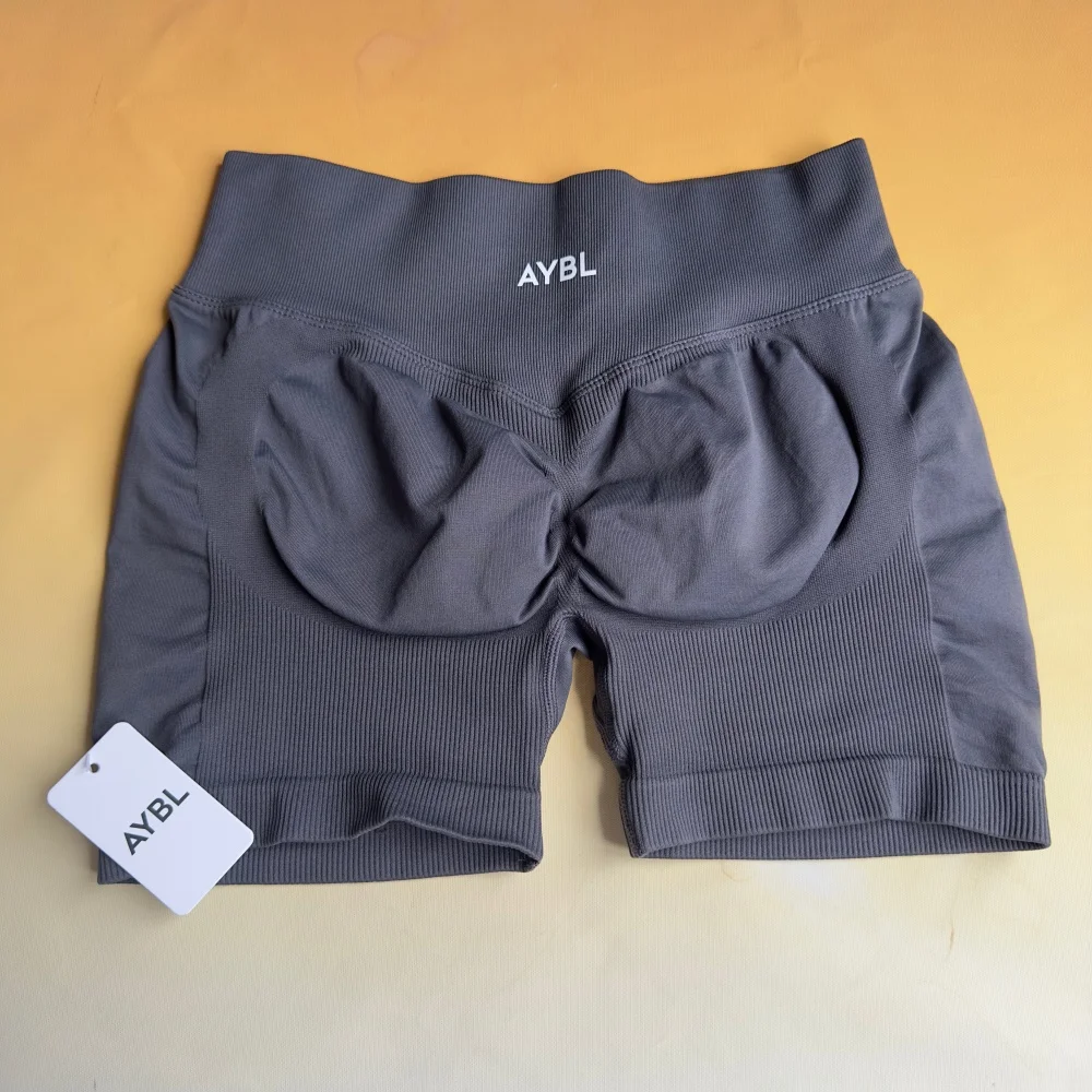 Marken-Nahtlose Yoga-Shorts — Po-formende Fitness-Shorts, Dehnbare Kompressions-Shorts für Damen, Feuchtigkeitsableitend – Detail 27