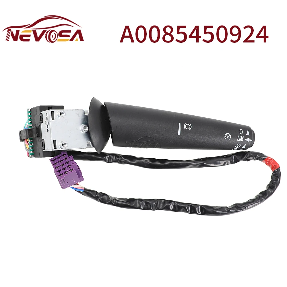 NEVOSA A0085450924 For MERCEDES Actros Spare Parts Turn Signal Wiper Steering Column Switch Cruise Control Regulator Combination