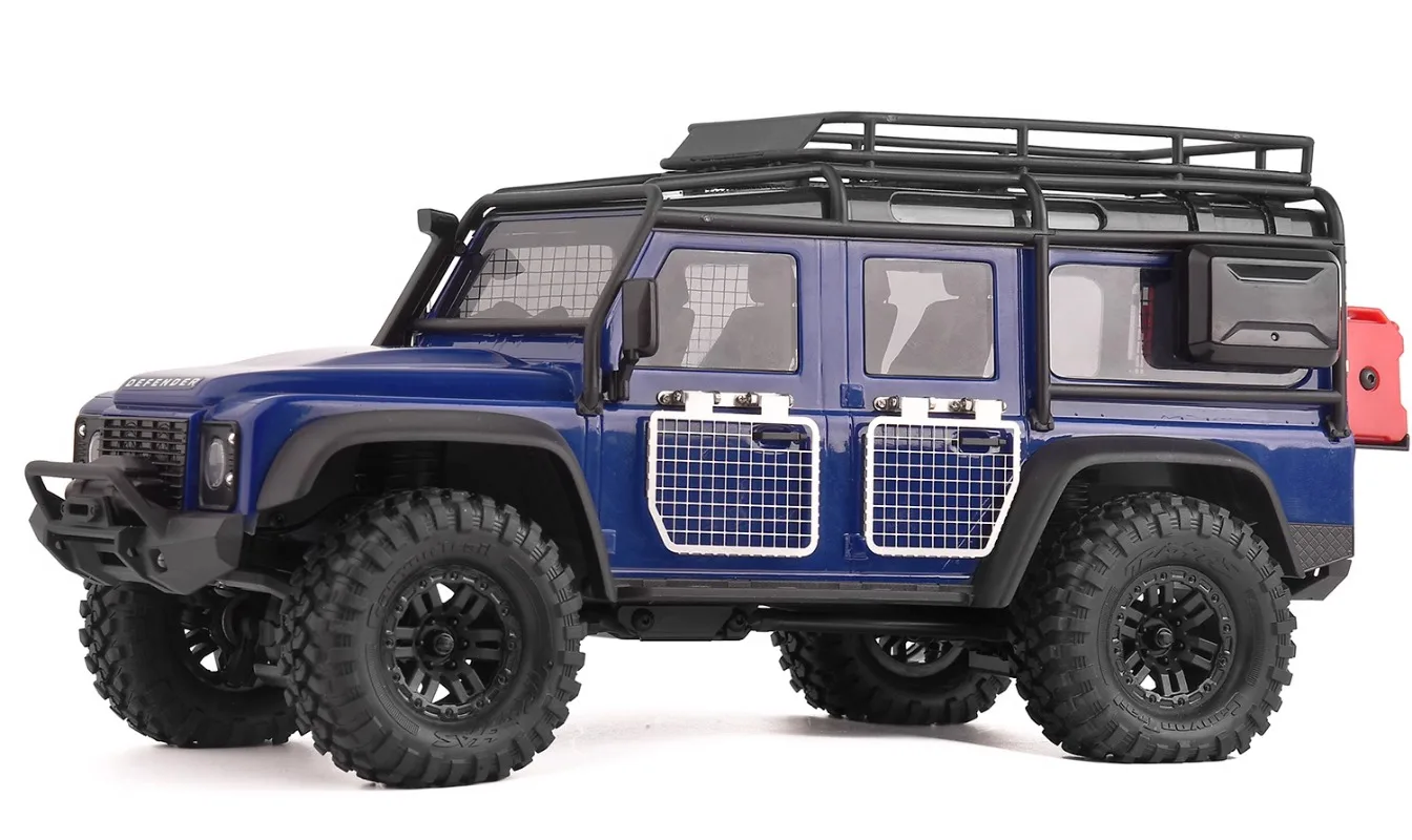 Metal Simulation Folding Side Window Net Car Shell Protection Accessories for 1/18 RC Crawler Car Traxxas TRX4M Defender Parts