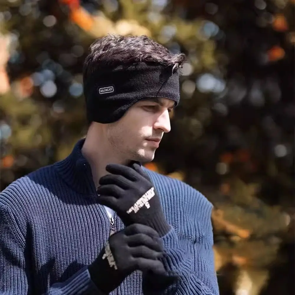 

Новые вязаные наушники-повязки для защиты от холода и ветра, утепленные, для мужчин и женщин