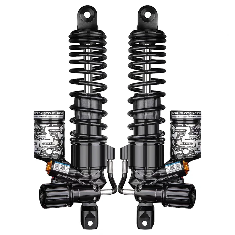 RS5max Nitrogen Cylinder Rear Shock Absorber Installation Hole Distance 325/335/360mm, Suitable for Pedal Electric Motorcycles