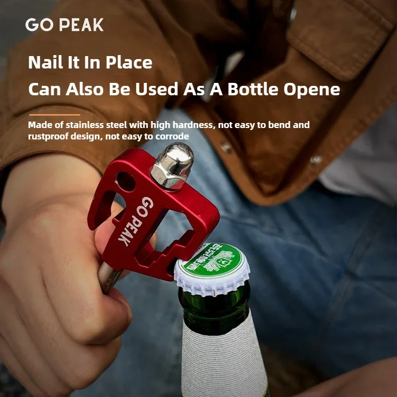 

GOPEAK 360 ° Rotating Floor Nail Bolt Dog Pet Camp Nail Tent Canopy Outdoor Camping Stainless Steel Fixed Ground Plug Spiral