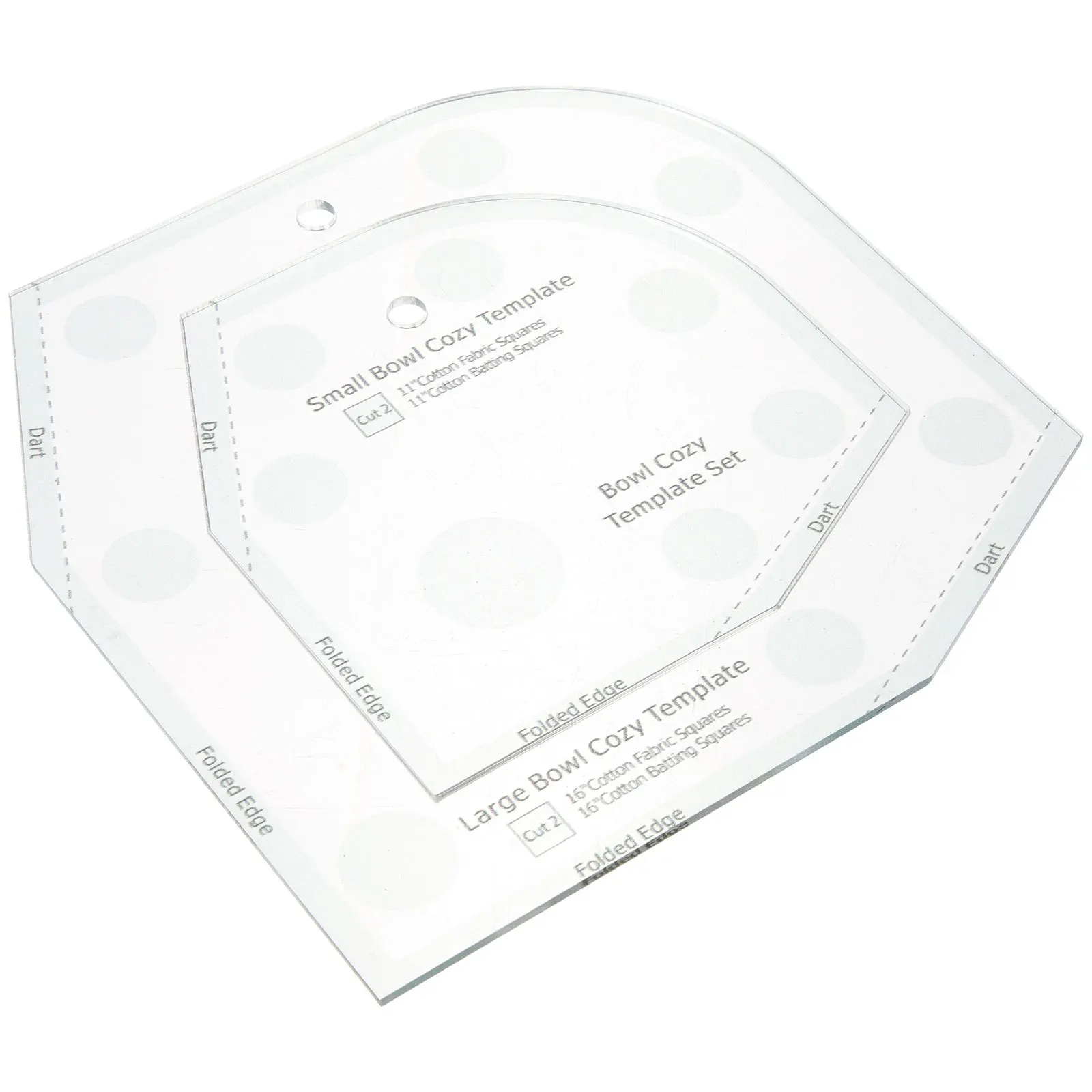 1 stücke Nähen Lineal Acryl Schüssel Wrap Schablone Für Quilten Patchwork Diy Handwerk Werkzeug Leichte, Tragbare Schüssel Wrap Nähen