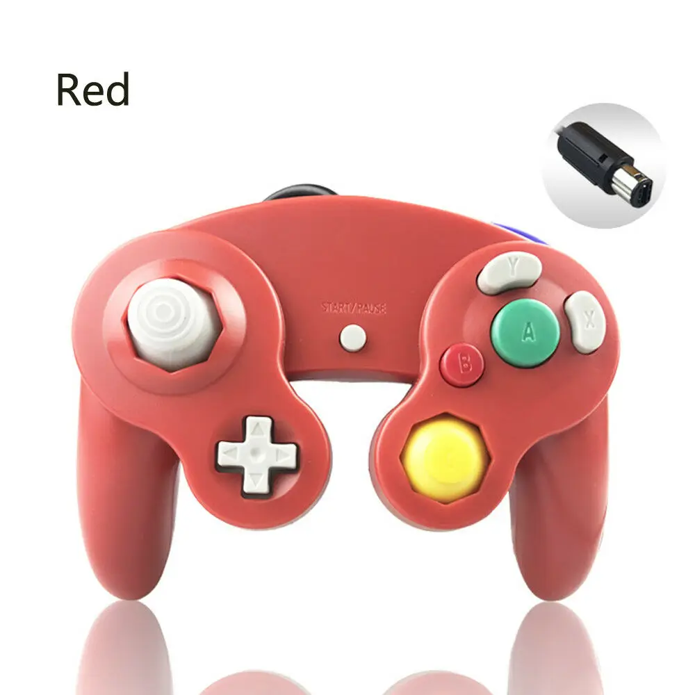 

Red Wired Game GC Shock Controller for GameCube NGC Game Console