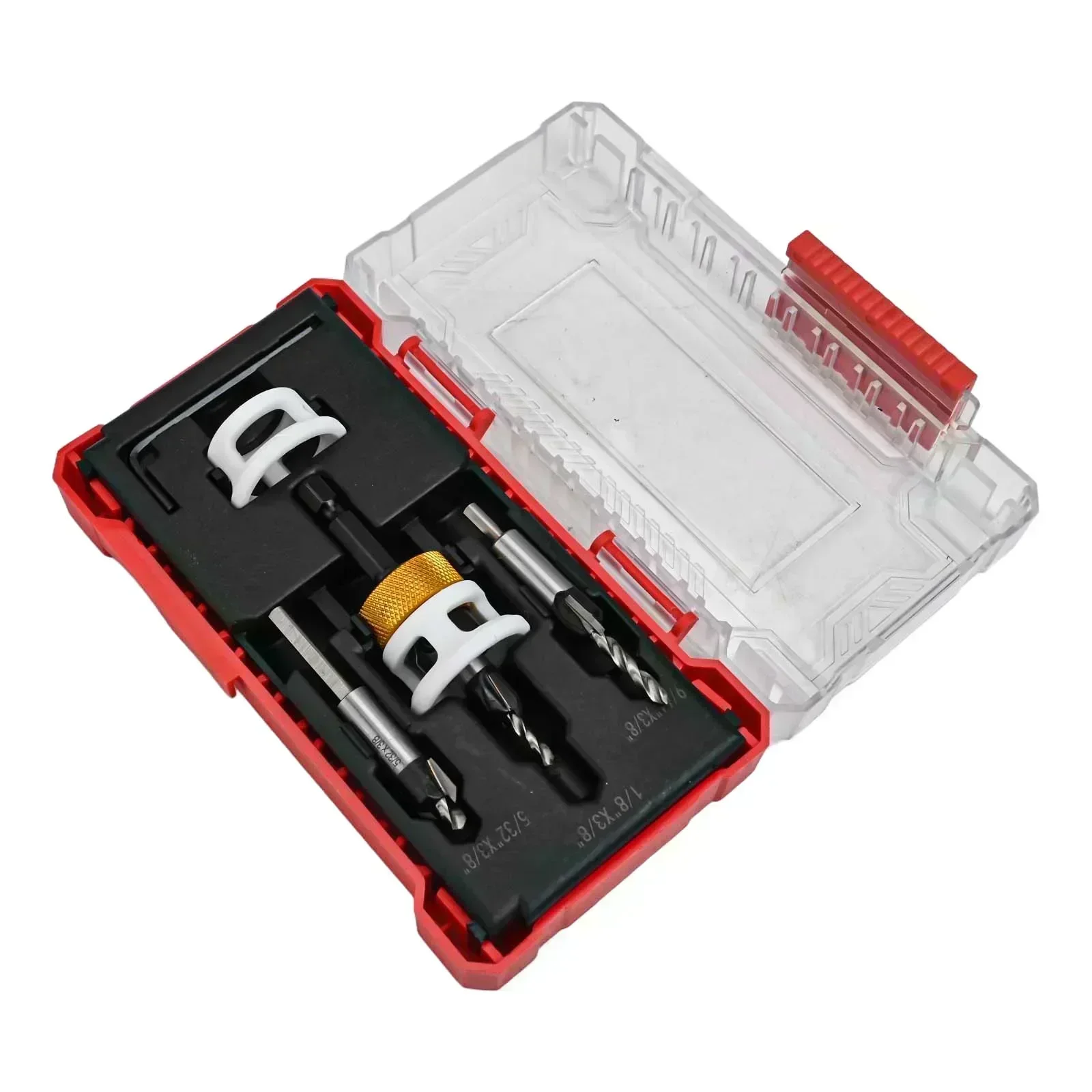 

DIY Projects 1 8 Drill Bit Countersink Drill Bit Set 3-piece Drill Bit Set Carbide Drill Bits Compact Design For Plastic