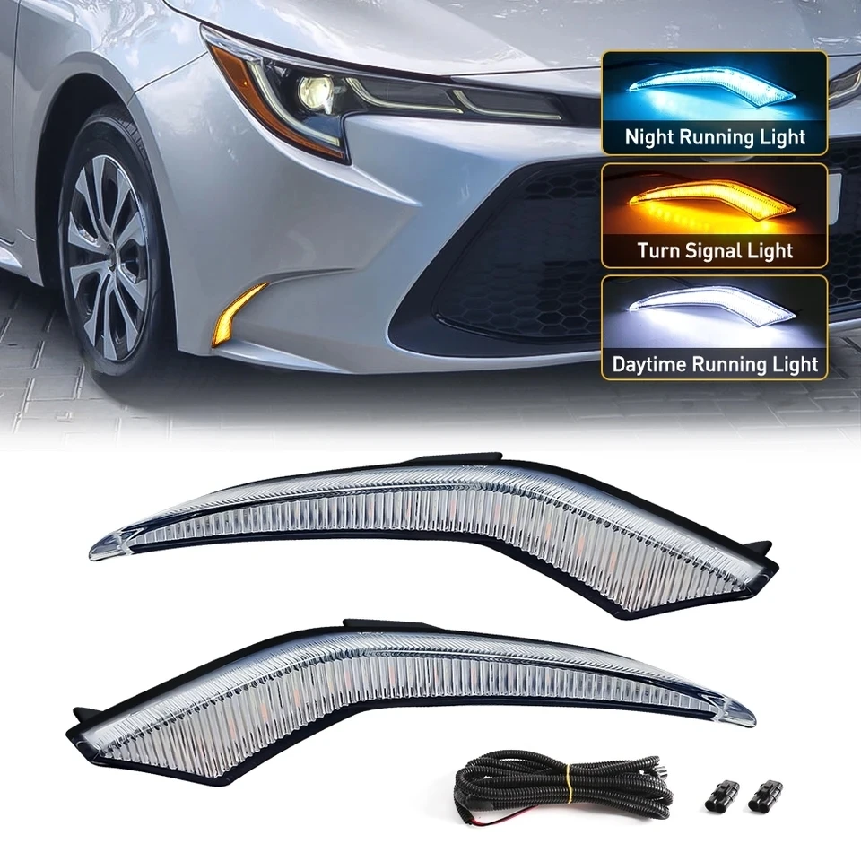 

Фонарь противотуманный для Toyota Corolla L/LE/XLE Hybrid Levin 2020 2021 2022 триколор