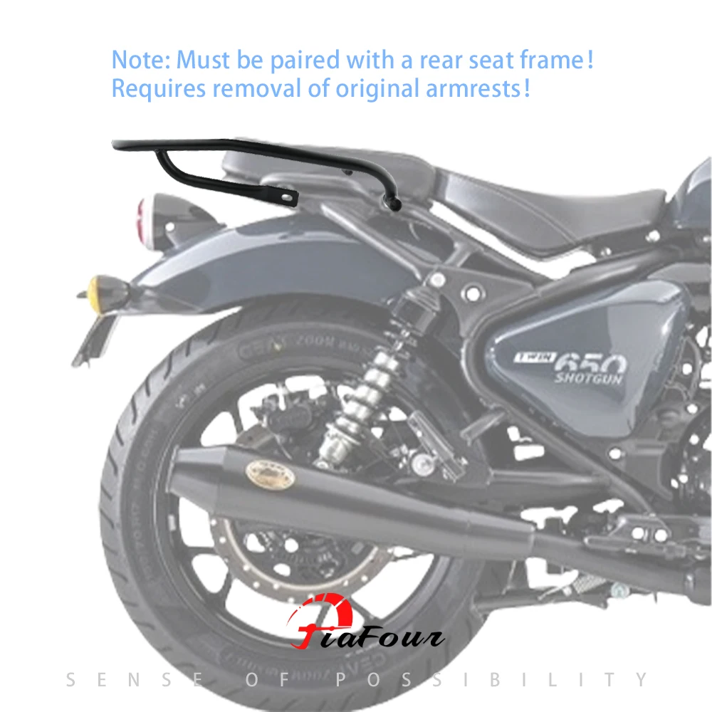 

Задняя хвостовая стойка подходит для Shotgun 650 2024-2025, чемодан, багажник, полка для багажника