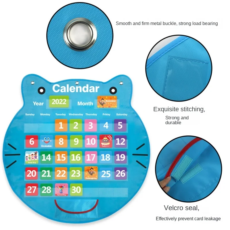 Learning Cathead Calendar About Today Pocket Cards Chart Daily Office Classroom Home Daily Education Classroom Supplies