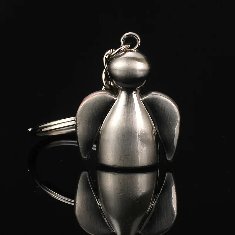 3D angel keychain for women guardian angel key chain key holder creative portachiavi chaveiro llaveros hombre bag charm