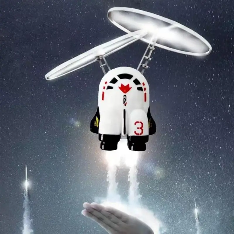 Juguete volador levitante recargable, Control movimiento manual, con efectos LED para niños y adultos, A2UB