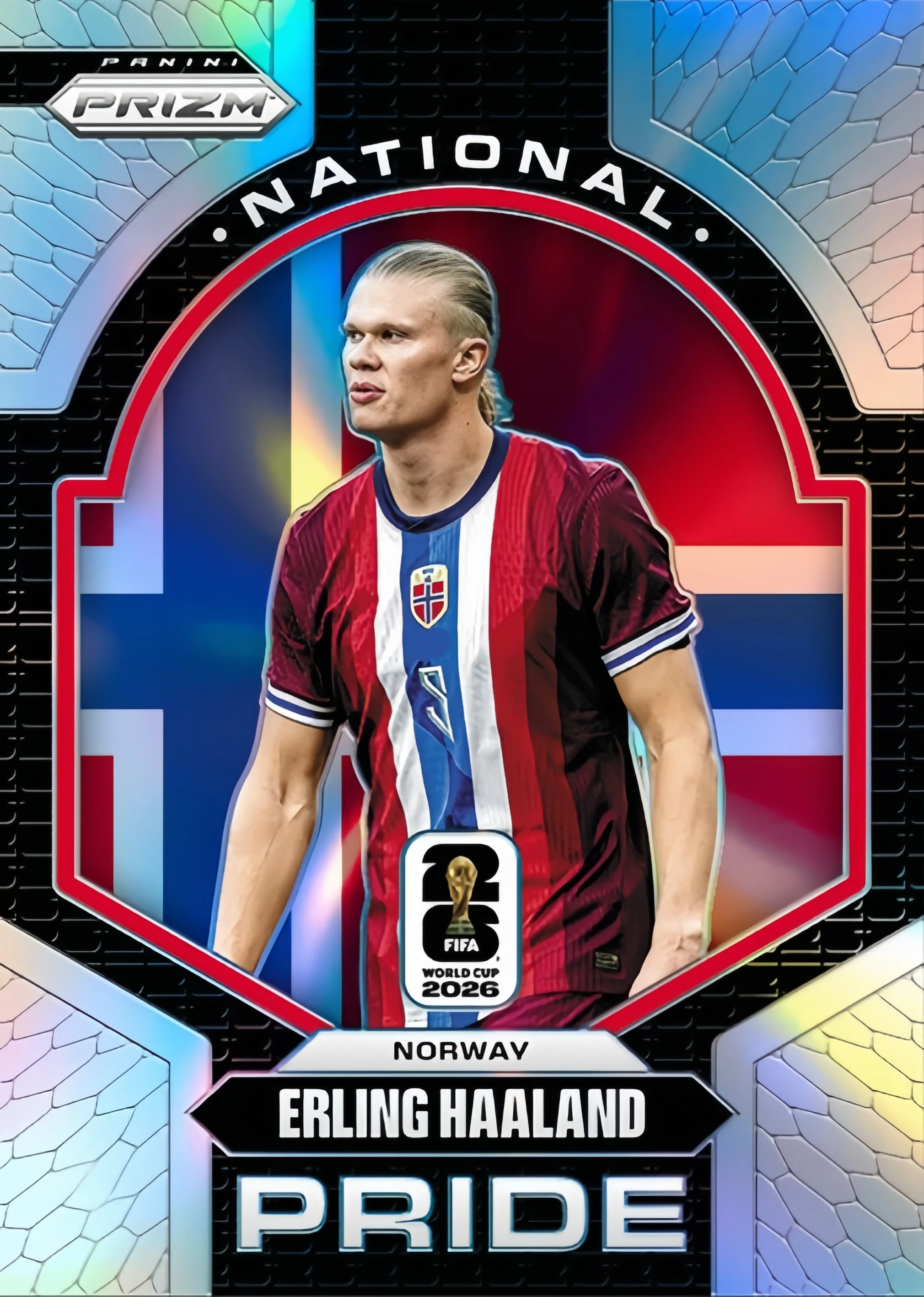 DIY Panini Homemade Football Collection Card FIFA World Cup National Pride Series Messi Yamal Ronaldo Harland Nuno Mendes