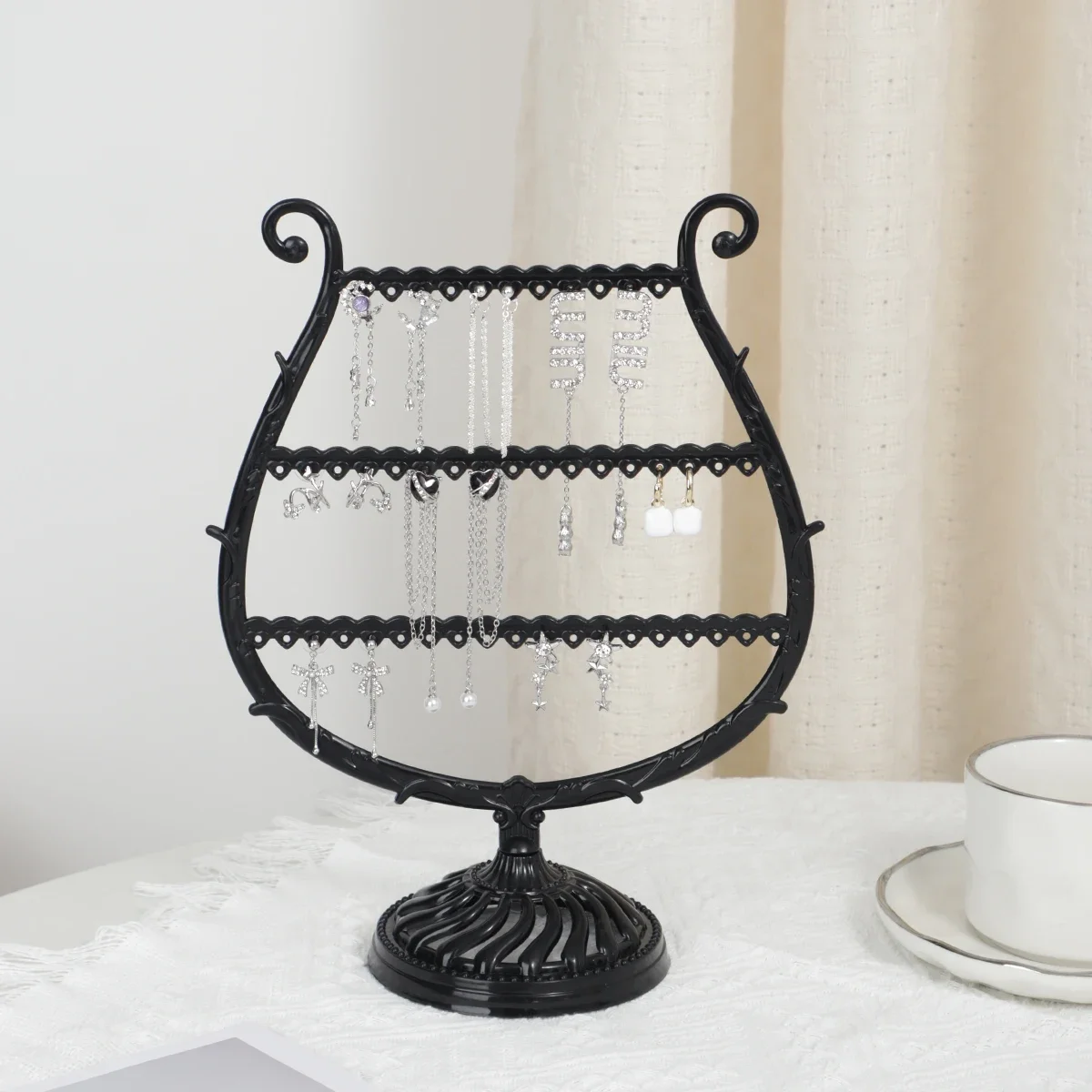 

1PC - Creative Wine Cup Necklace Jewelry Display Shelf