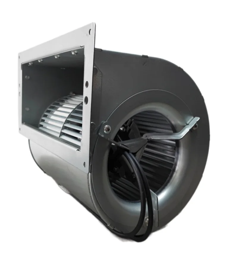 110V/230V EC Centrifugal Fan Blower High Pressure 146*190mm Double Inlets Steel Transformer Cooling Ventilating Dryer