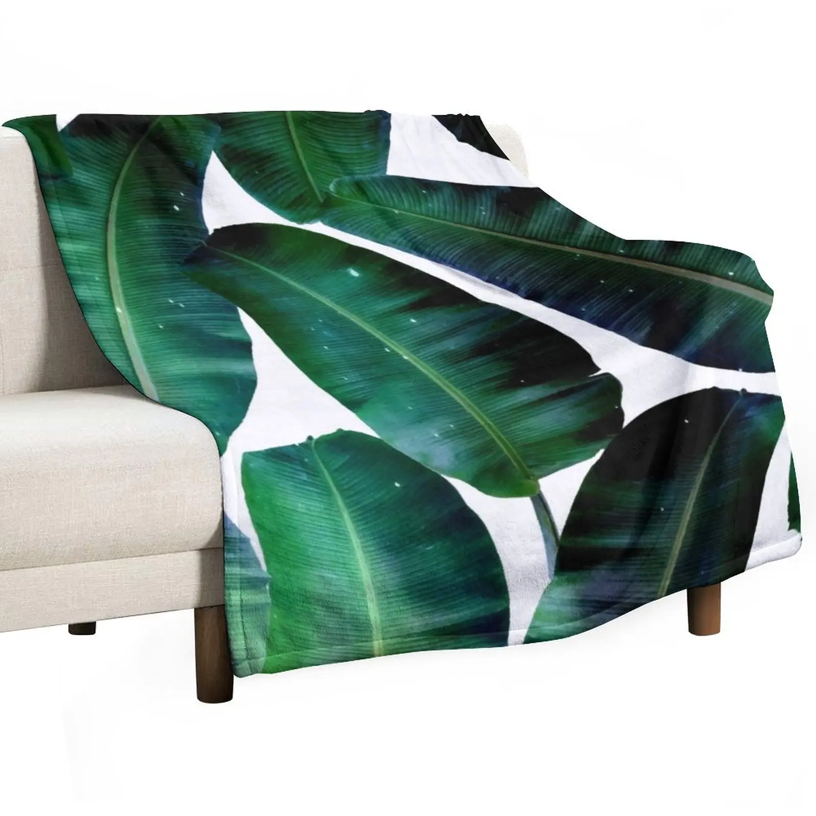 Cosmic Banana Leaves #redbubble #lifestyle Throw Blanket bed plaid Decorative Beds Decorative Throw Plaid Blankets