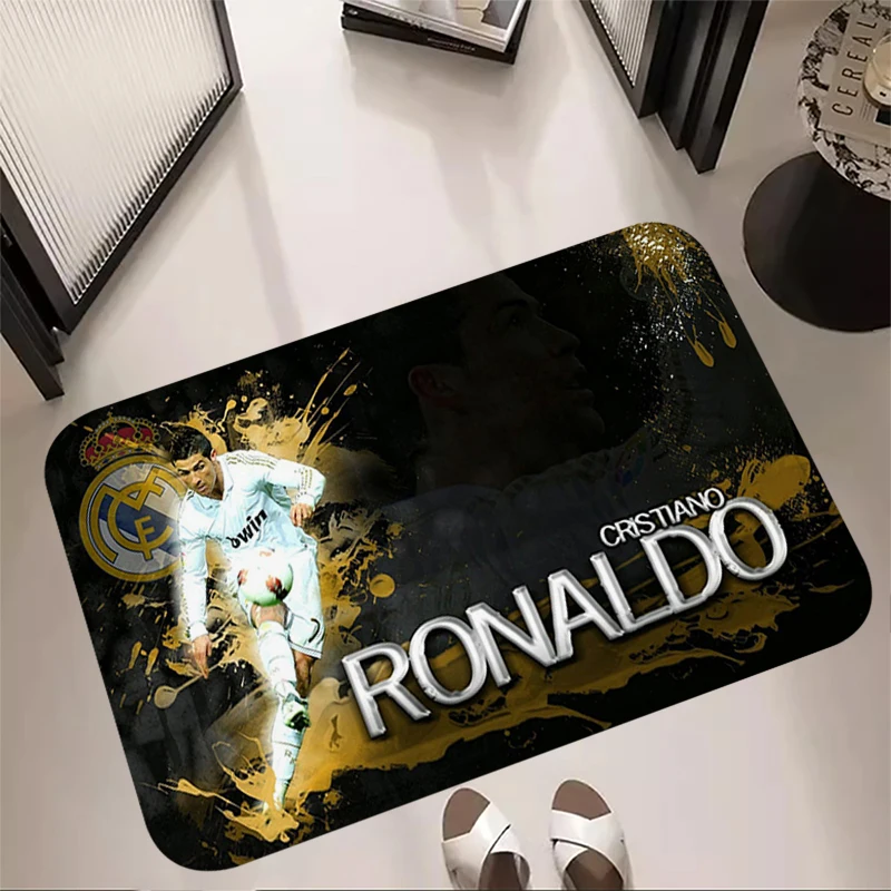 Doormats Room Rugs CR7 Mat Cristiano Ronaldo Foot Carpets Soccer Doormat Bathroom Rug Floor Mats Carpet Anti Slip Mat Home Decor