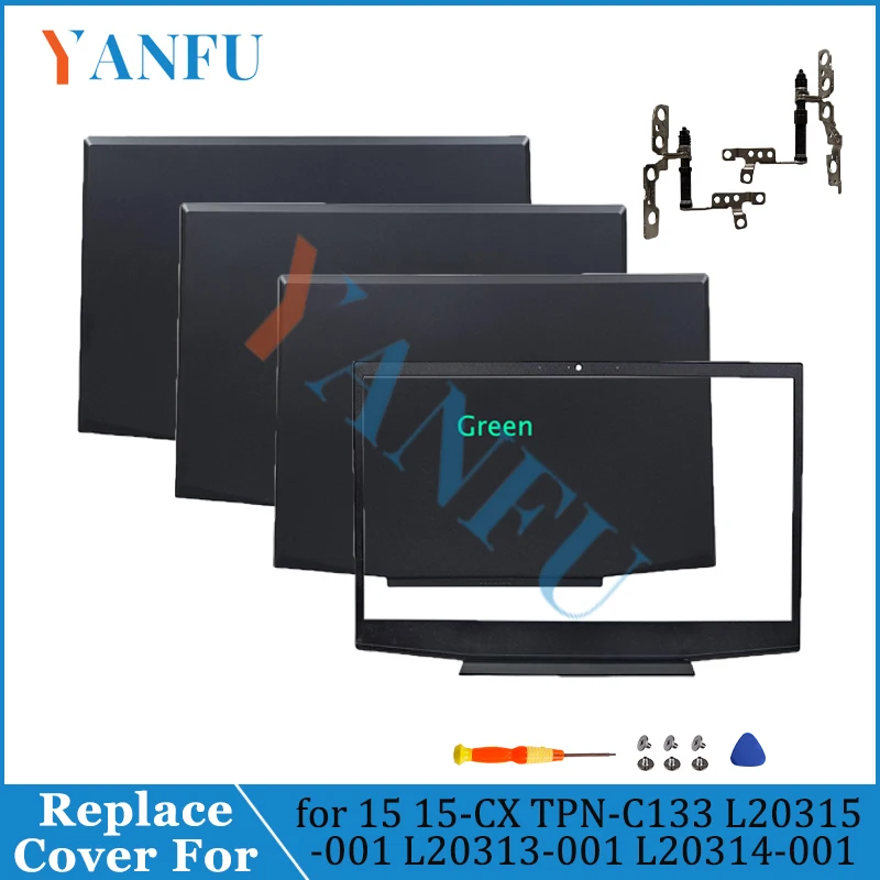 

NEW for 15 15-CX TPN-C133 L20315-001 L20313-001 L20314-001 Laptop LCD Back Cover/Front Bezel