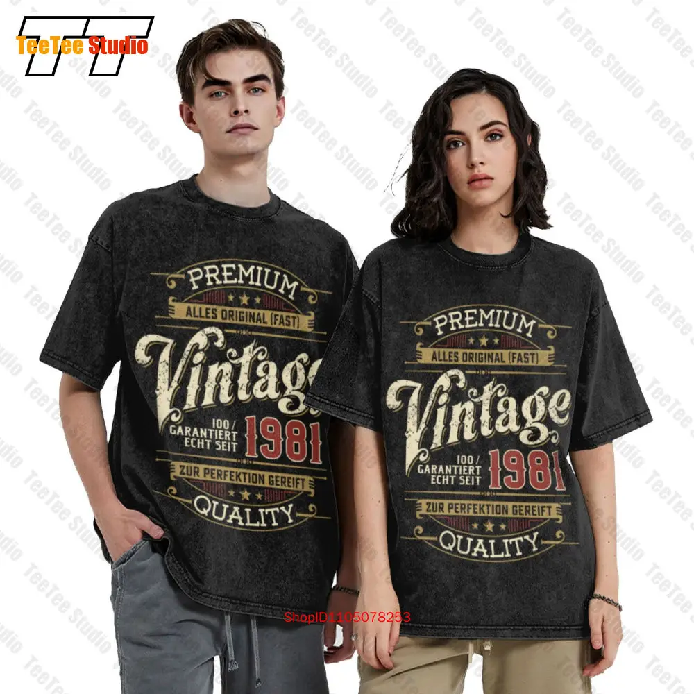 

40 Ans 100 Depuis 1981 Fun Cadeau Vintage Aesthetic Clothing T-Shirt 7I2Z