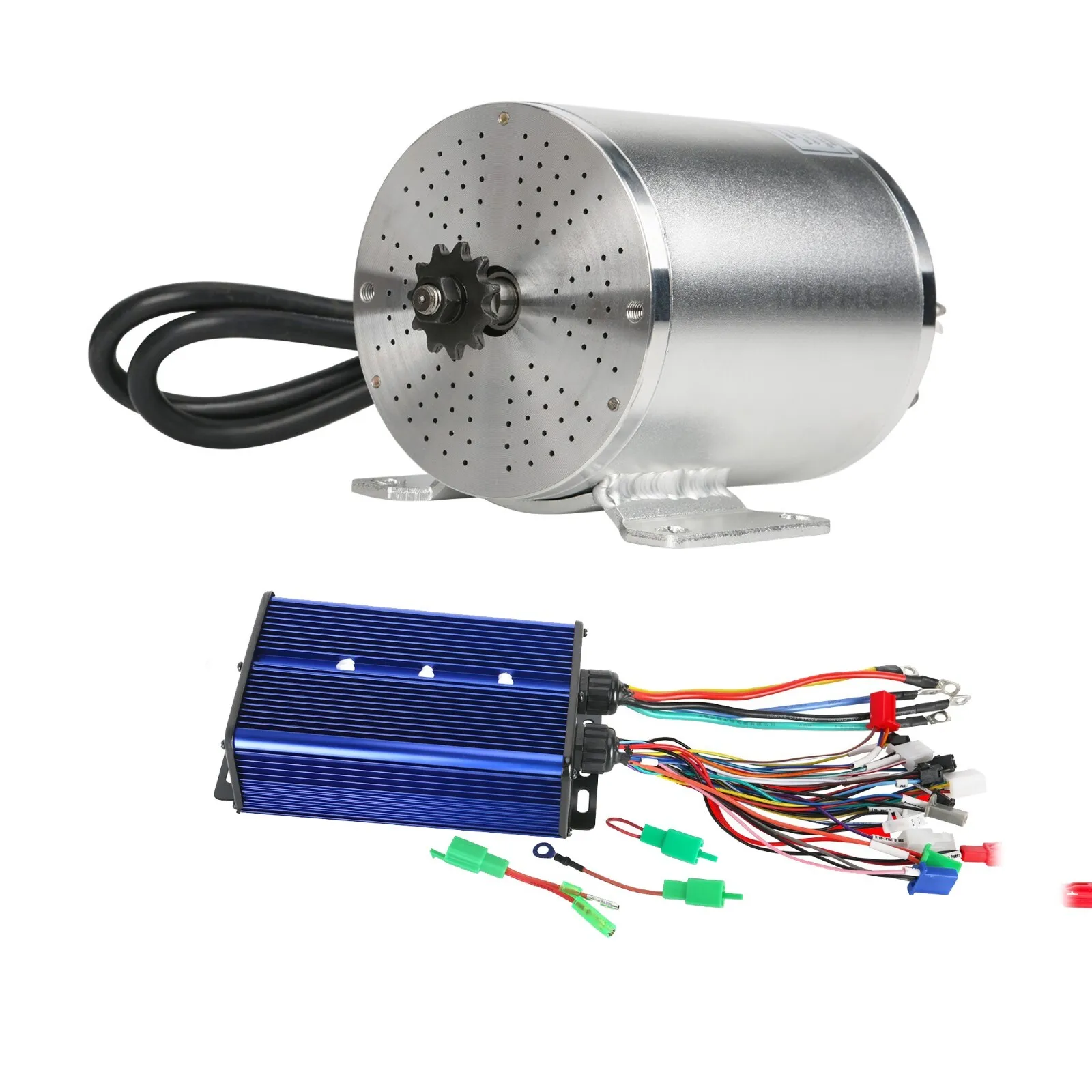 72V 3000W Brushless Motor with Controller High Speed for Go Kart Scooter ATV Quad Biycle Tricycle Drift Trike Buggy