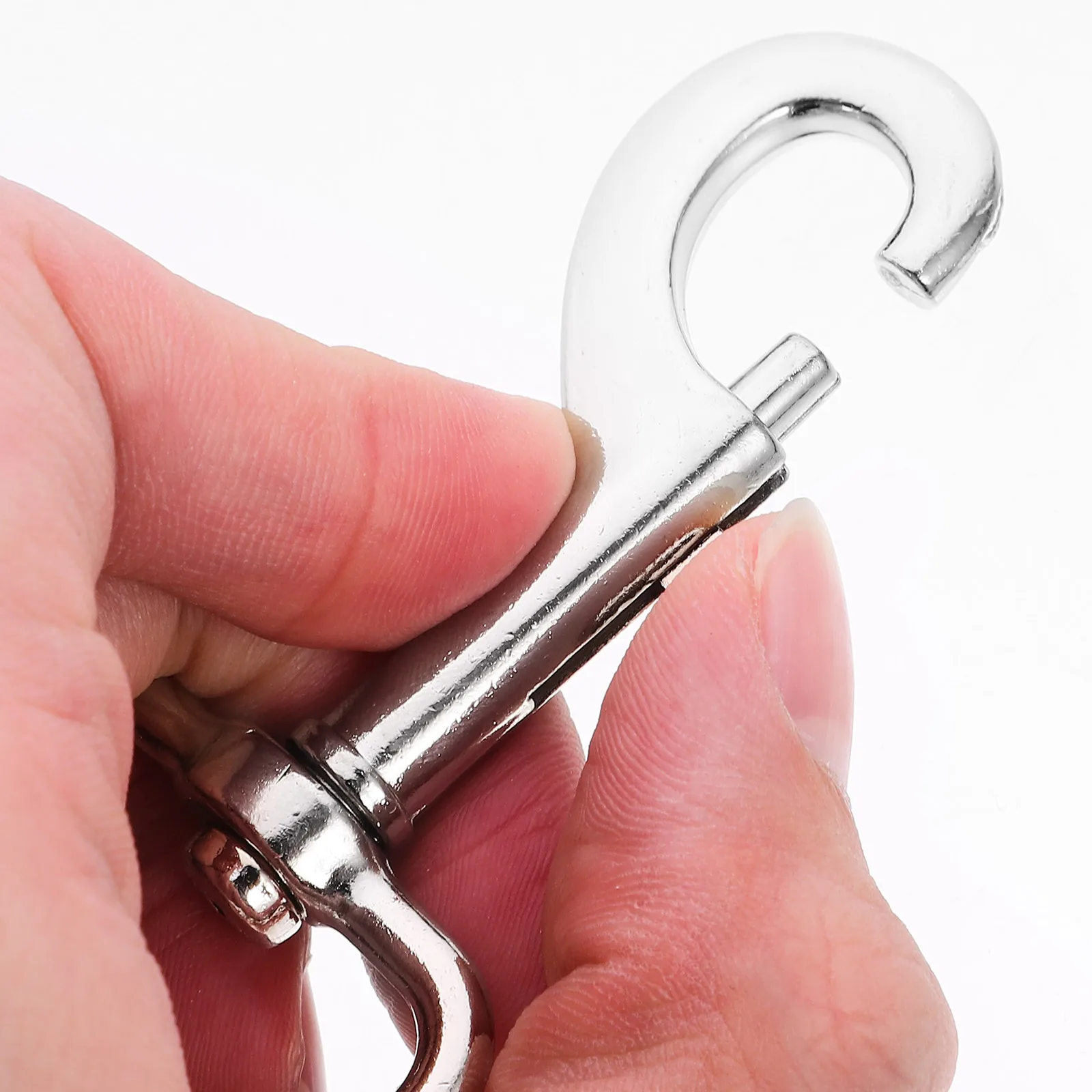 

10pcs Bolt Heavy Duty Dog Leash Clips Stainless Steel Swivel Snap Hooks Swivel Hooks Pet Collar Key Chain Hardware