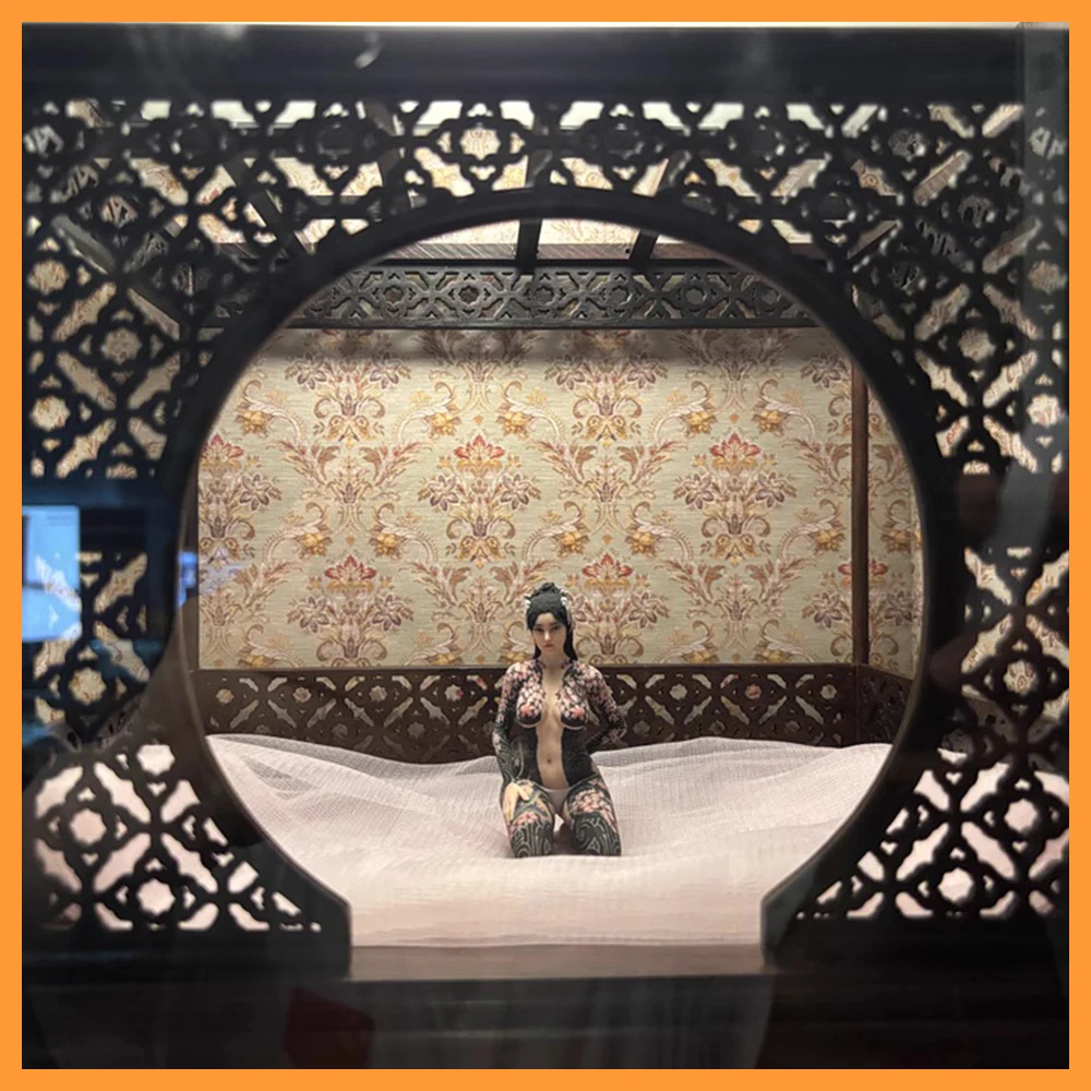 Handgemachte 1/16 1/18 1/12 Miniatur Szene Tattoo gk Jidao Krieger realistische Skulptur für 6in 3,75in Action Figur Modell DIY