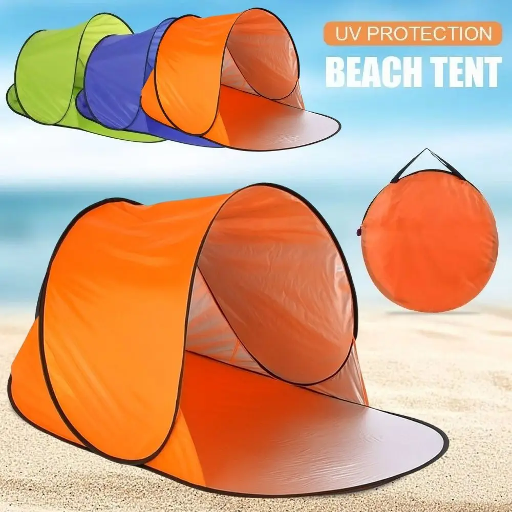 Canopy Silver Coated Small Folding Tent Automatic Instant Pop-up Mini Beach Tent Ultra-light Portable Sun Shelter for Outdoor