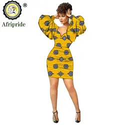 African Print Dresses for Women Party Dress Dashiki Outfits Ankara Dress Formal Clothing Bodycon Dress Sexy Party Wear S2025061