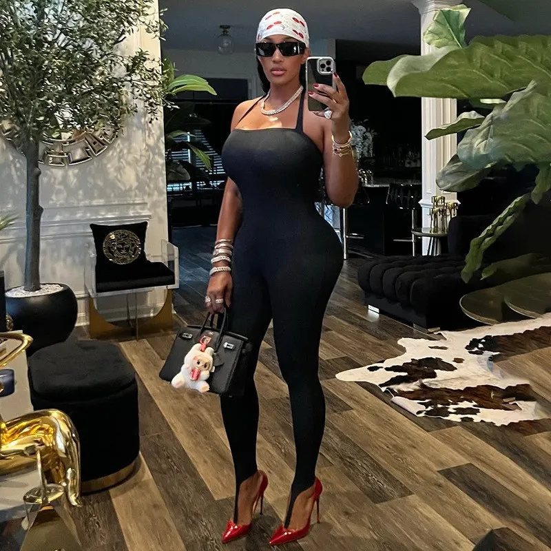 

Модный комбинезон DSMTRC для вечеринок в стиле хипстеров: женский, с открытыми плечами, без спинки, облегающий, персикового цвета, сексуальный, для клубных вечеринок