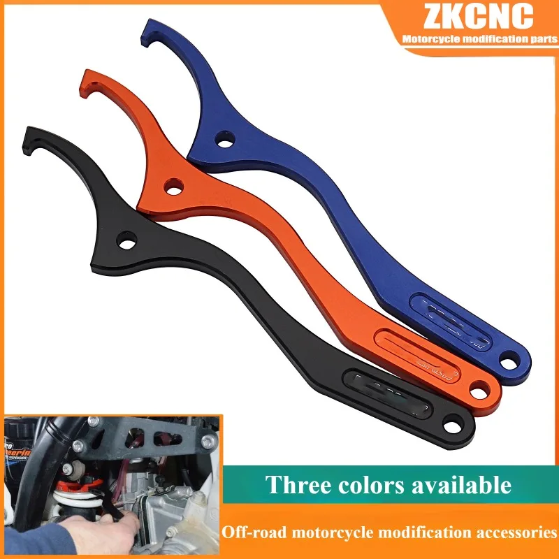 

1Pc CNC Rear Damping Shock Absorber Spanner Wrench Tool WP Adjustment Wrench for Off-road Motorcycle KTM XC XCF XCW XCFW EXCF350