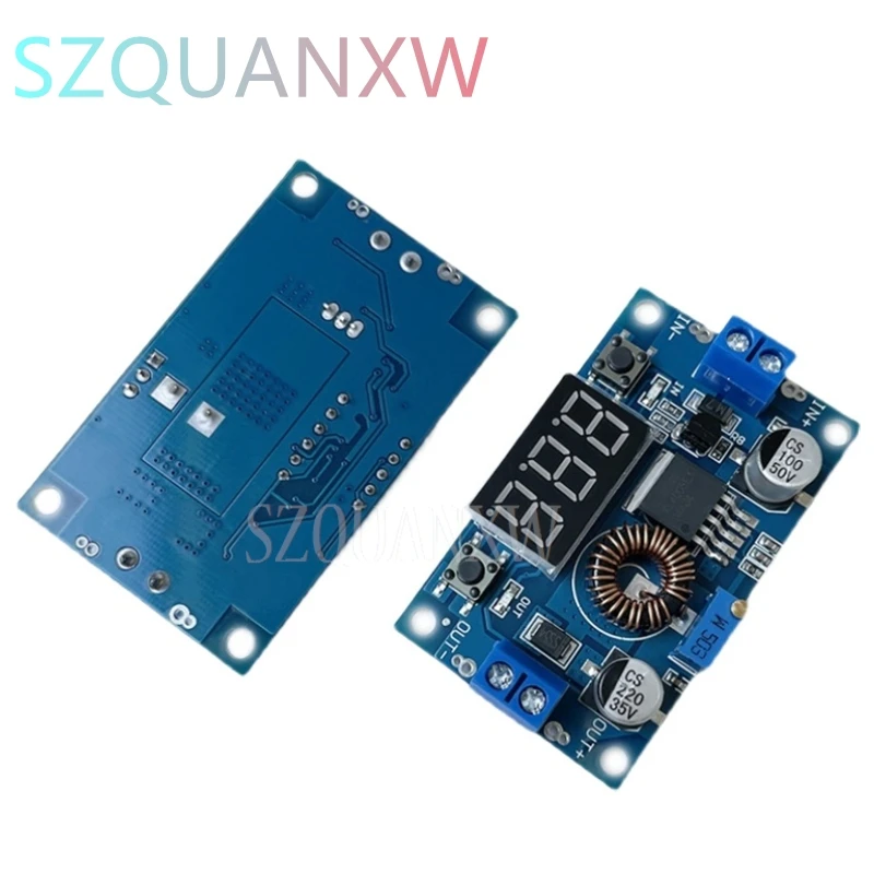 XL4015 75W DC-DC 5A Voltage Regulators Module Adjustable With Voltmeter Display